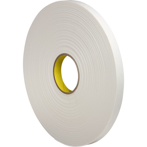 Foam Tape, 16.5 m (54') L x 18 mm (3/4") W, 6 mils, Urethane Fastek