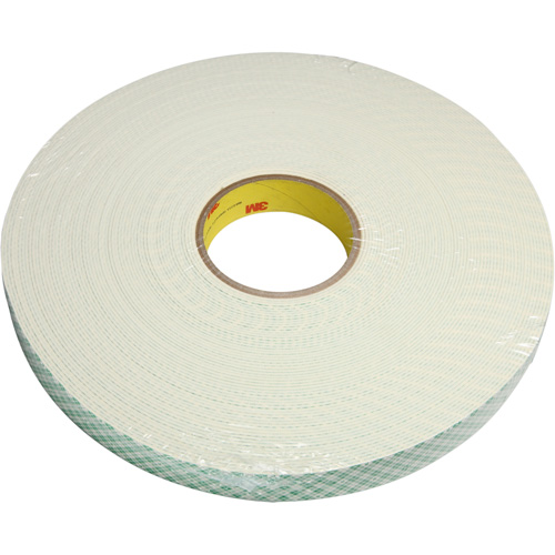 Foam Tape, 33 m (108') L x 25.4 mm (1") W, 1.5 mils, Urethane Fastek