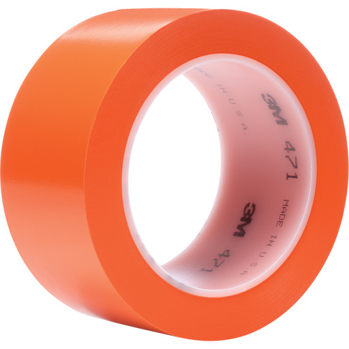 Ruban en vinyle 471, 50,8 mm (2") la x 32,9 m (108') lo, 5,2 mils, Orange Fastek