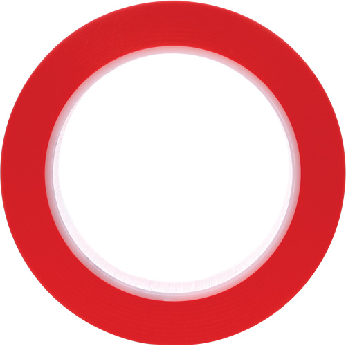 471 Vinyl Tape, 25.4 mm (1") W x 32.9 m (108') L, 5.2 mils, Red Fastek