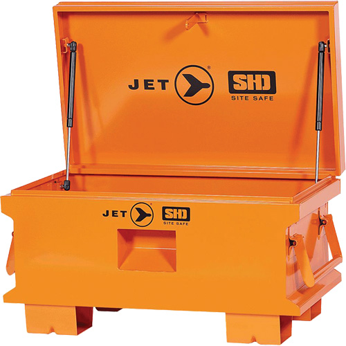 JSB-3219 Boîte de rangement d'outils de chantier pour usage tr&egrave;s intensif, 32-1/8" x 19" x 17-1/2", Acier, Orange Fastek