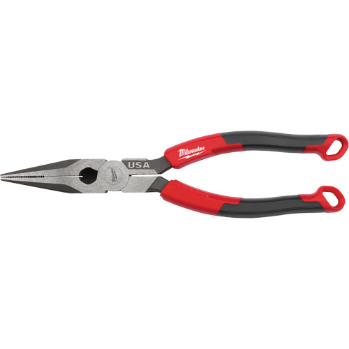 Long Nose Comfort Grip Pliers, 8" L Fastek