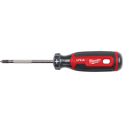 Phillips Screwdriver, #1 Tip, Round, 170 mm L, Cushion Grip Handle Fastek