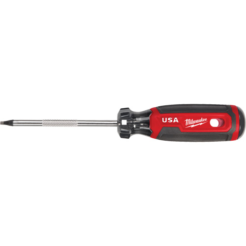 Square Screwdriver, #2 Tip, Round, 211 mm L, Cushion Grip Handle Fastek
