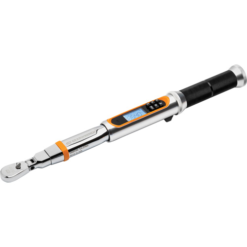 120XP Flex Head Torque Wrench with Angle, Electronic, 1/4" Square Drive, 24 - 240 in-lbs. Fastek