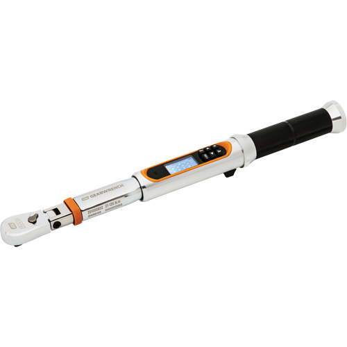 120XP Flex Head Torque Wrench with Angle, Electronic, 3/8" Square Drive, 120 - 1200 ft-lbs. Fastek