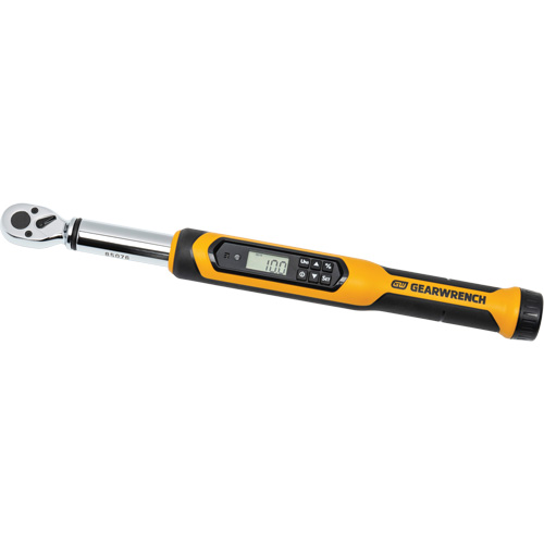 Torque Wrench, Electronic, 3/8" Square Drive, 10 - 100 ft-lbs. Fastek