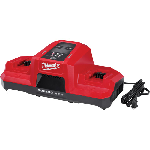 M18 Dual Bay Simultaneous Super Charger, 18 V, Lithium-Ion Fastek