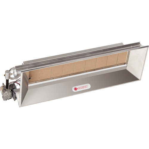 8000 Series Heater, Radiant Heat, Natural Gas, 60000 BTU/H Fastek
