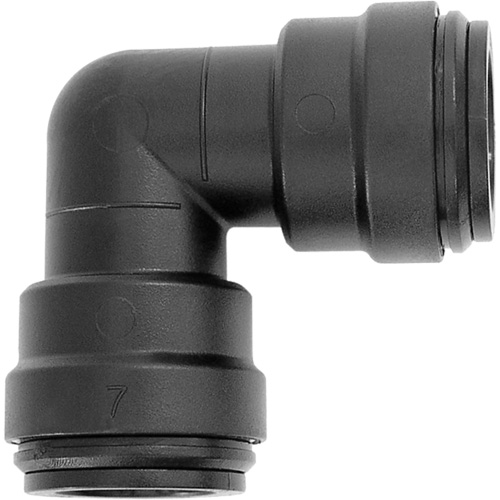 90° Airline Elbow Union, 1", Plastic Fastek