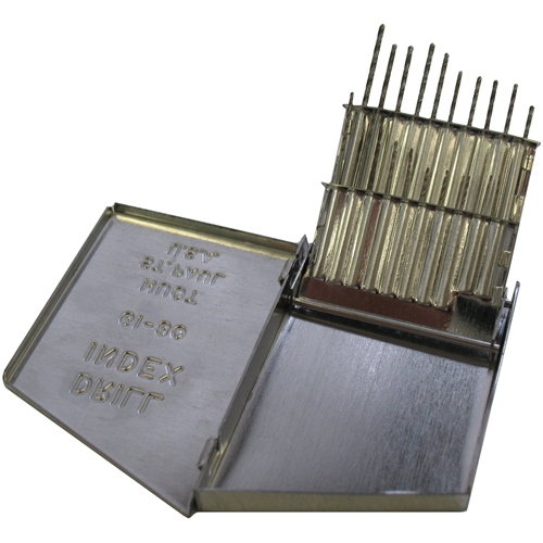 Jobber Length Drill Set, 20 Pieces, High Speed Steel Fastek