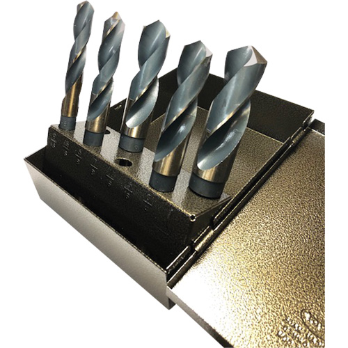 Prentice Drill Bit Set, 5 Pieces, High Speed Steel Fastek