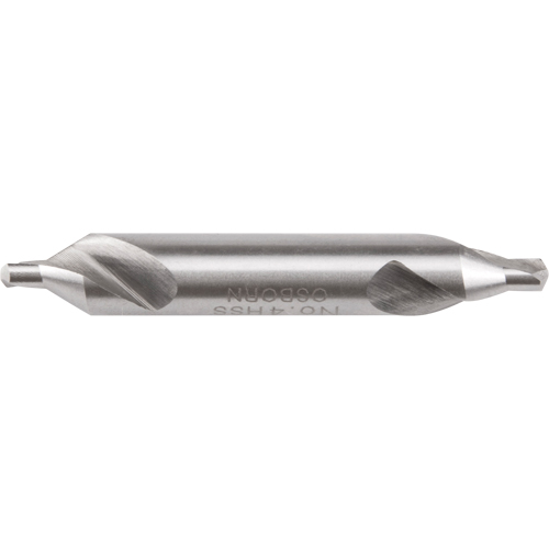 Combined Drill & Countersink, #4, High Speed Steel Fastek