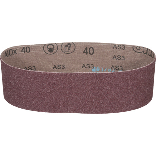 Cloth Belt 241D, 3" W X 24" L, Aluminum Oxide, 40 Grit Fastek