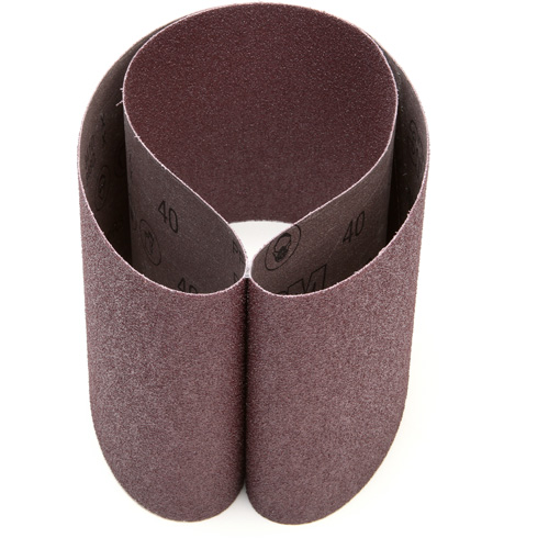 Courroie abrasive en toile 341D, 6" la x 48" lo, Oxyde d'aluminium, Grain 40 Fastek