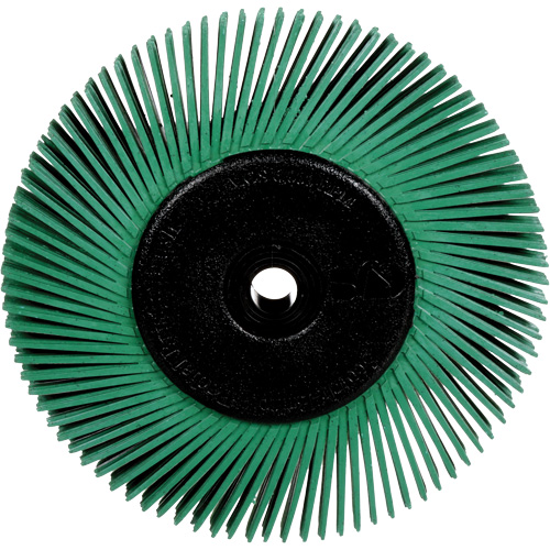 Radial Bristle Brushes for Bench Grinders, 50X Grit, 6" Dia. Fastek
