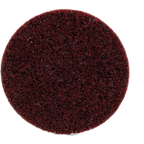 Disque &agrave; bande de conditionnement de surface Scotch-Brite, 3" dia., Grain Moyen, Oxyde d'aluminium Fastek