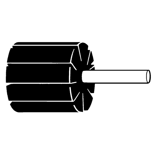 General Purpose Flap Wheel, Aluminum Oxide, 80 Grit, 2" x 1" x 1/4" Fastek