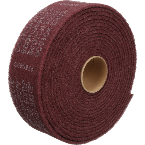 Ruban de nettoyage et de finition Scotch-Brite, Tr&egrave;s fin, 4" la x 30' lo Fastek