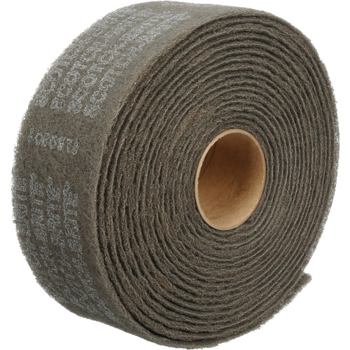 Ruban de nettoyage et de finition Scotch-Brite, Tr&egrave;s fin, 4" la x 30' lo Fastek