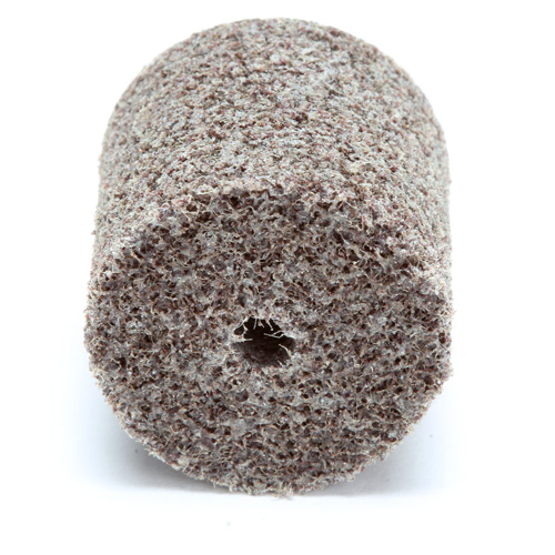 Scotch-Brite Cut & Polish Unitized Wheel, 1" x 1", 3/16"-7 Arbor, Medium Grit, Aluminum Oxide Fastek