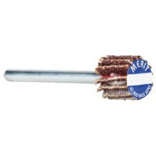 High Performance Micro-Mini Flap Wheel, Aluminum Oxide, 320 Grit, 3/4" x 3/16" x 1/8" Fastek