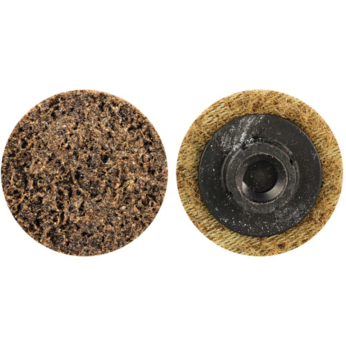 Disque de pr&eacute;paration de surface &agrave; remplacement rapide, 1" dia., Grain Cors&eacute;, Oxyde d'aluminium Fastek