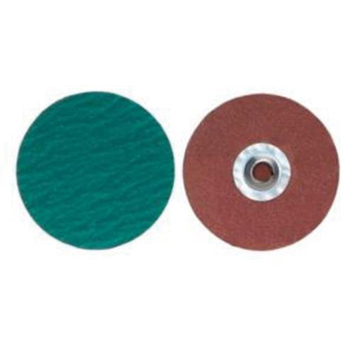 Quick-Change Cloth Disc, 4" Dia., 120 Grit, Zirconium Fastek