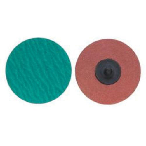 Quick-Change Cloth Disc, 1" Dia., 80 Grit, Zirconium Fastek
