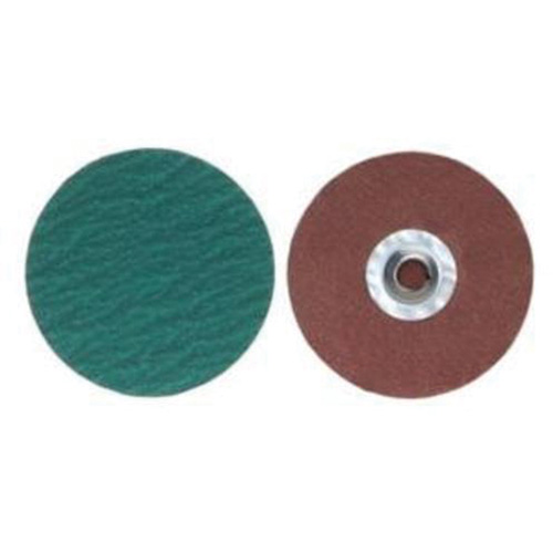 Quick-Change Discs, 3" Dia., 36 Grit, Zirconia Alumina Fastek