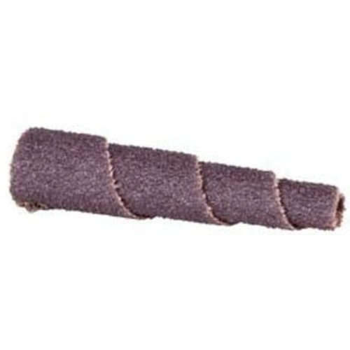 Cartouche de bande abrasive conique ALO, 60 Grain, 3/4" dia., Oxyde d'aluminium, 1-1/2" lo, 3/16" Dimension de l'arbre Fastek