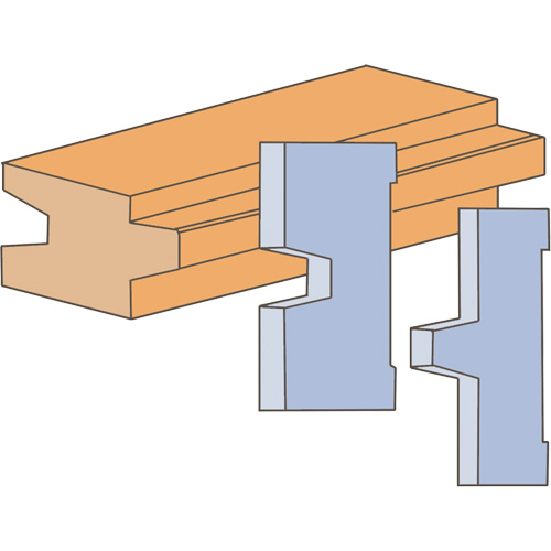 Tongue & Groove Moulding Cutter Set Fastek