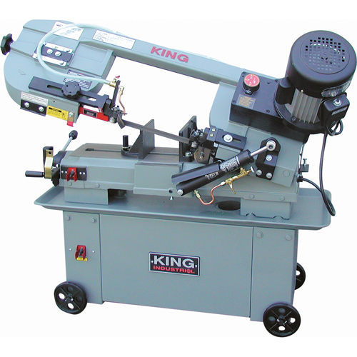 Metal Cutting Band Saws With Geardrive, Horizontal/Vertical, Round 7" and 7" x 12" Rectangular Cutting Capacity Fastek