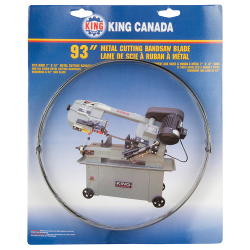 Lame de scie &agrave; ruban en m&eacute;tal, Acier au carbone,  lo x 1" la x &eacute;paisseur 0,032", 14 dents par pouce Fastek