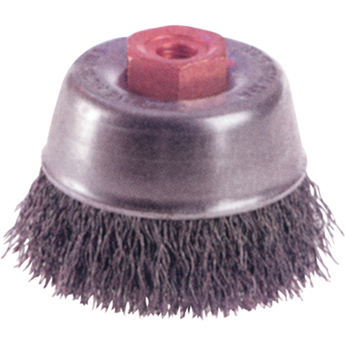 Crimped Wire Cup Brushes - High Speed Small Grinder Fastek