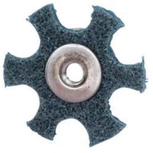 Abrasotex Surface Preparation Star, 1-1/2" Dia., Very Fine Grit, Aluminum Oxide Fastek