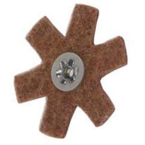 Abrasotex Surface Preparation Star, 3" Dia., Coarse Grit, Aluminum Oxide Fastek