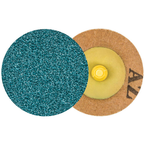 TWIST TOPCUT Sanding Disc, 2" Dia., 50 Grit, Zirconium Fastek
