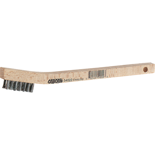Petites brosses de nettoyage, Laiton, 3 x 7 rangs de fils, Longueur 7-3/4" Fastek