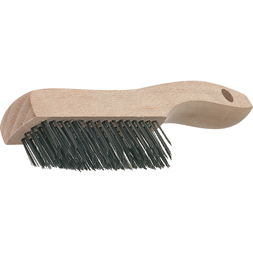 Brosses de grattage &agrave; manche &agrave; patin, garnissage en V, Acier inoxydable, 4 x 16 rangs de fils, Longueur 19-3/4" Fastek