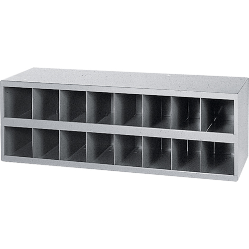 Armoires pour bacs de rangement en acier, 33-3/4" la x 12" p x 11-1/2" h, Gris Fastek