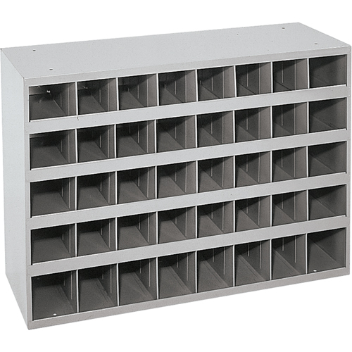 Armoires pour bacs de rangement en acier, 33-3/4" la x 12" p x 23-7/8" h, Gris Fastek