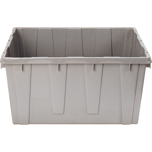 Nesting Container, 21.1" W x 17.7" D x 12" H, Grey Fastek