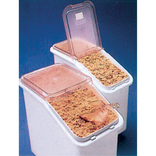 Mobile Ingredient Bins with Sliding Lid, 3.5 cu. ft. Capacity, 28" H x 15-1/2" W x 29-1/2" D Fastek