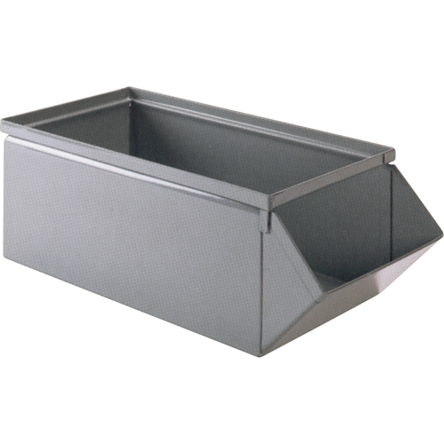 Steel Bin, 100 lbs. Cap., 15" W x 24" D x 11" H, Blue Fastek