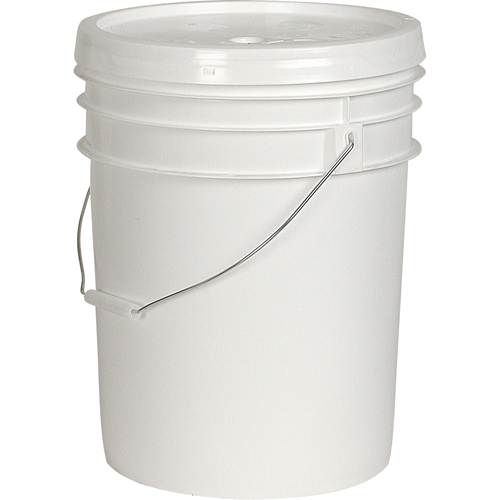 General Purpose Pail without Lid, Plastic, 4 L Fastek