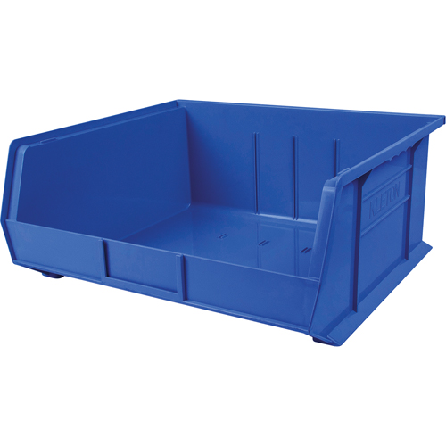 Plastic Bin, 16-1/2" W x 11" H x 18" D, Blue Fastek