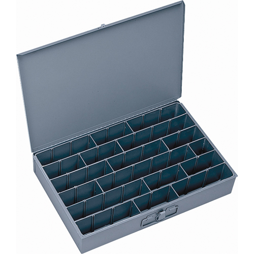 Compartment Scoop Boxes, 12" W x 18" D x 3" H, 17 Compartments Fastek