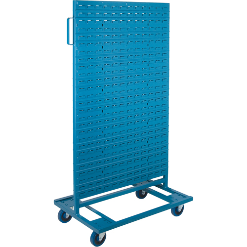 Mobile Bin Racks - Double Sided, 0 Bins, 36" W x 24" D x 67-1/2" H Fastek