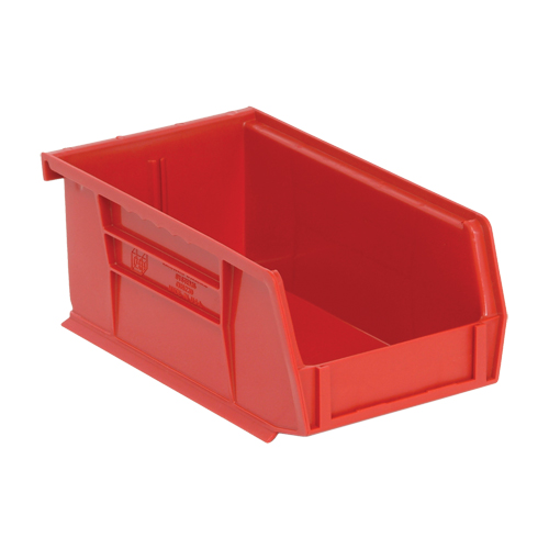 Ultra Stack & Hang Bin, 4-1/8" W x 3" H x 7-3/8" D, Red Fastek